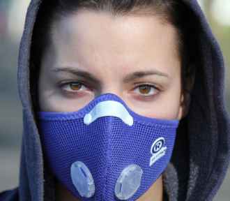 respro allergy mask blue woman
